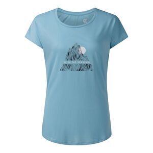 Dare 2B Womens/Ladies Serenity Abstract Mountain T-Shirt / Nordic Blue